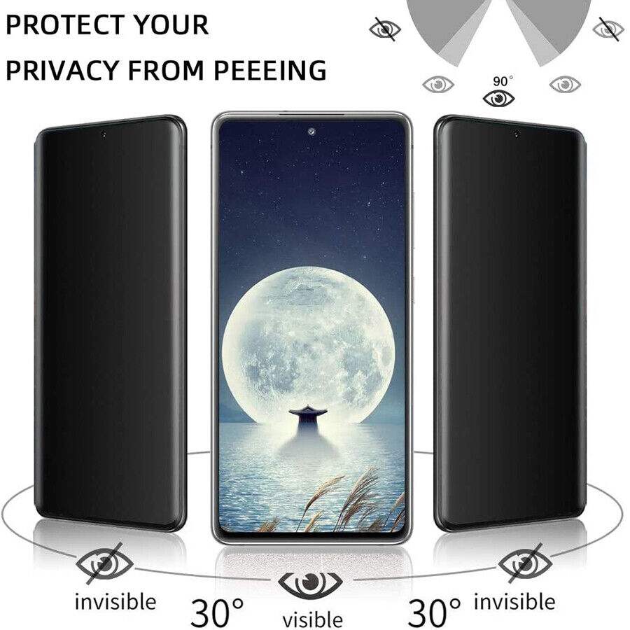 Privacy Tempered Glass Screen Protector For Samsung Galaxy S23 S22 Puce Gaia