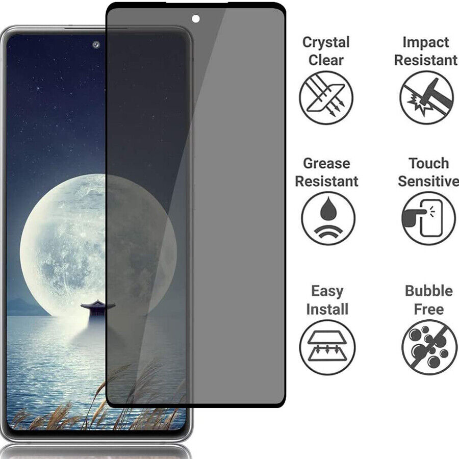 Privacy Tempered Glass Screen Protector For Samsung Galaxy S23 S22 Puce Gaia