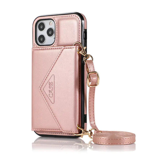 Fashionable Multi-Functional iPhone Case with Lanyard PhoneFiestas