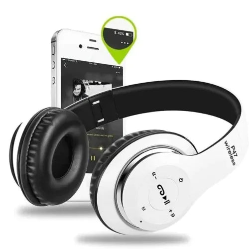 Wireless Bluetooth 5.0 Headphones Headset Over-Ear FM Radio MIC Foldable TF Card PhoneFiestas