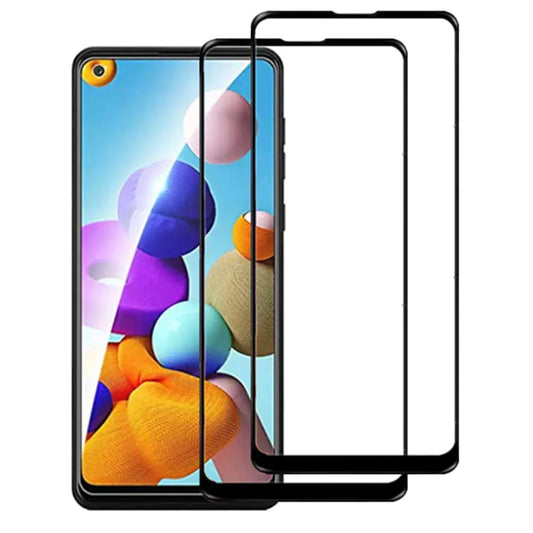 VIESUP for Samsung Galaxy A21 Screen Protector 2pcs Full Coverage High Clear Screen Protector Tempered Glass for Samsung Galaxy A21 / Samsung Galaxy A21S PhoneFiestas