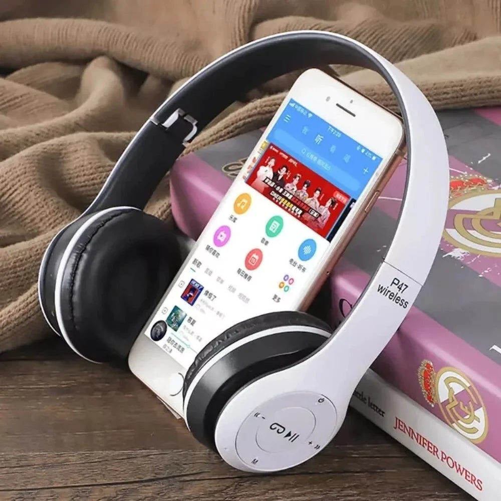 Wireless Bluetooth 5.0 Headphones Headset Over-Ear FM Radio MIC Foldable TF Card PhoneFiestas
