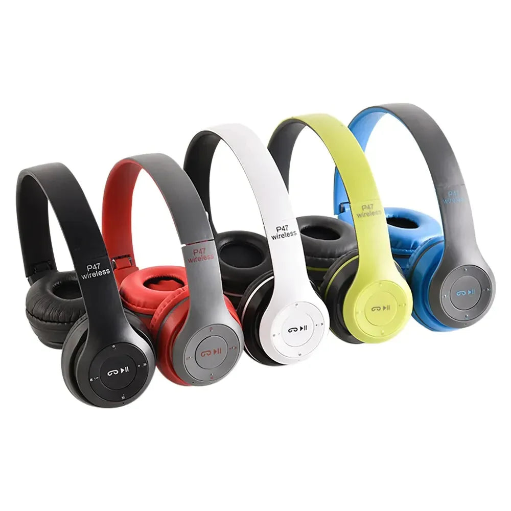 Wireless Bluetooth 5.0 Headphones Headset Over-Ear FM Radio MIC Foldable TF Card PhoneFiestas