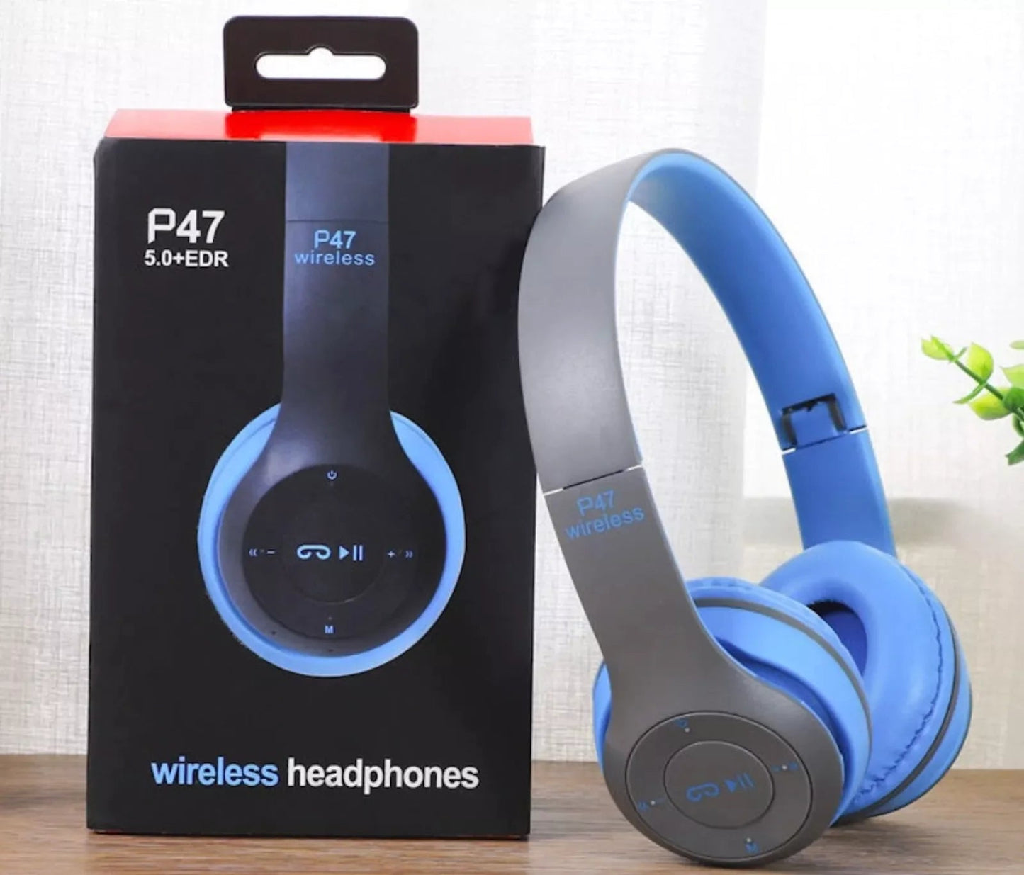 Wireless Bluetooth 5.0 Headphones Headset Over-Ear FM Radio MIC Foldable TF Card PhoneFiestas