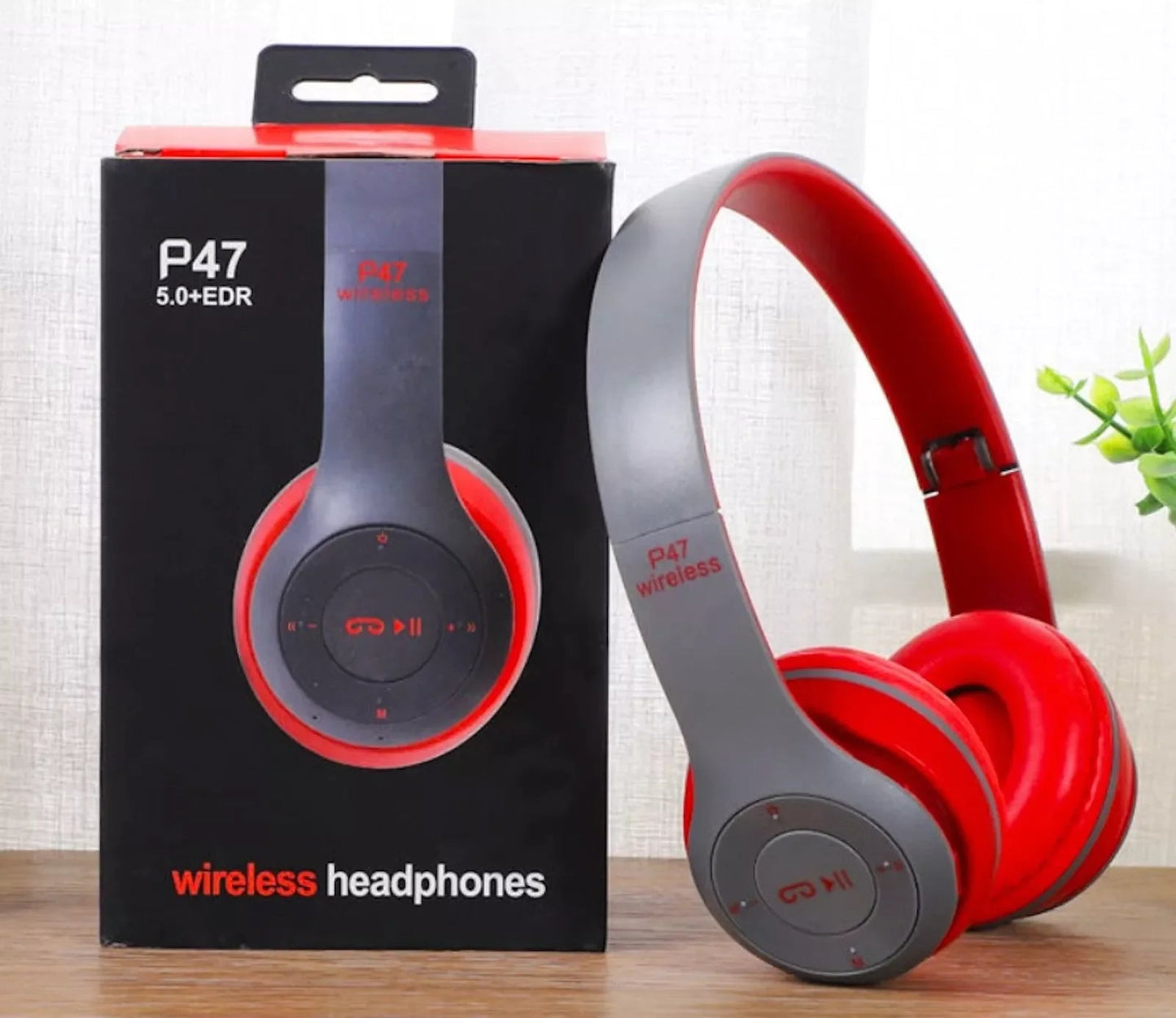Wireless Bluetooth 5.0 Headphones Headset Over-Ear FM Radio MIC Foldable TF Card PhoneFiestas
