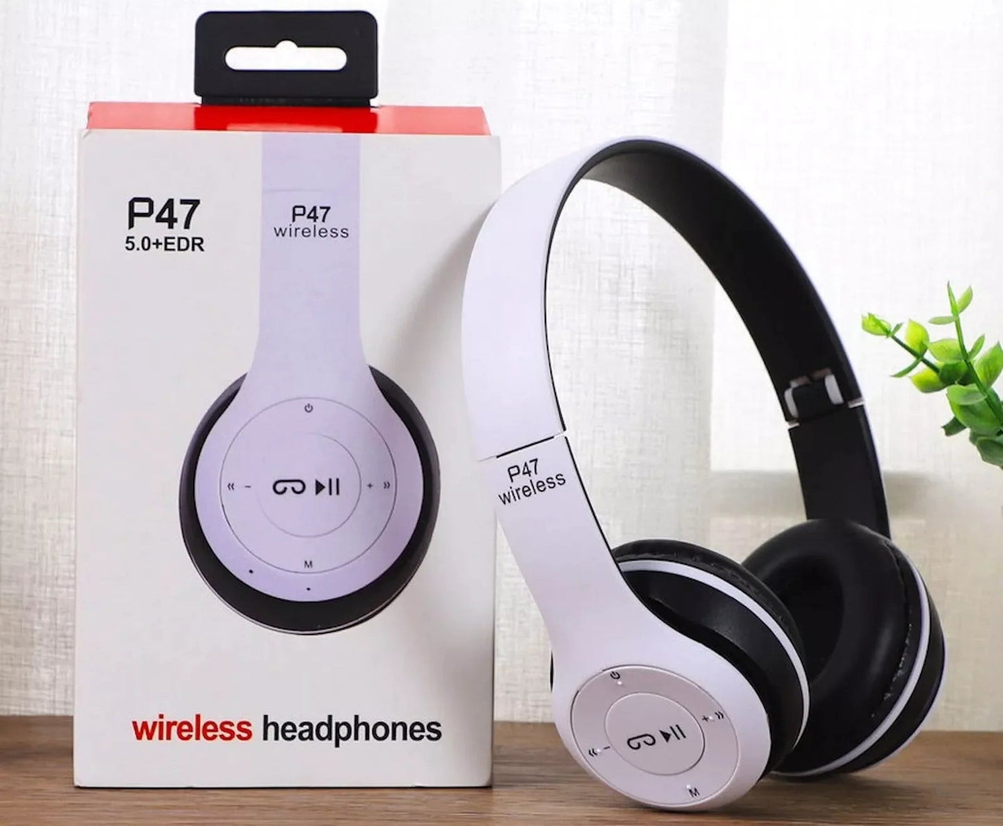 Wireless Bluetooth 5.0 Headphones Headset Over-Ear FM Radio MIC Foldable TF Card PhoneFiestas