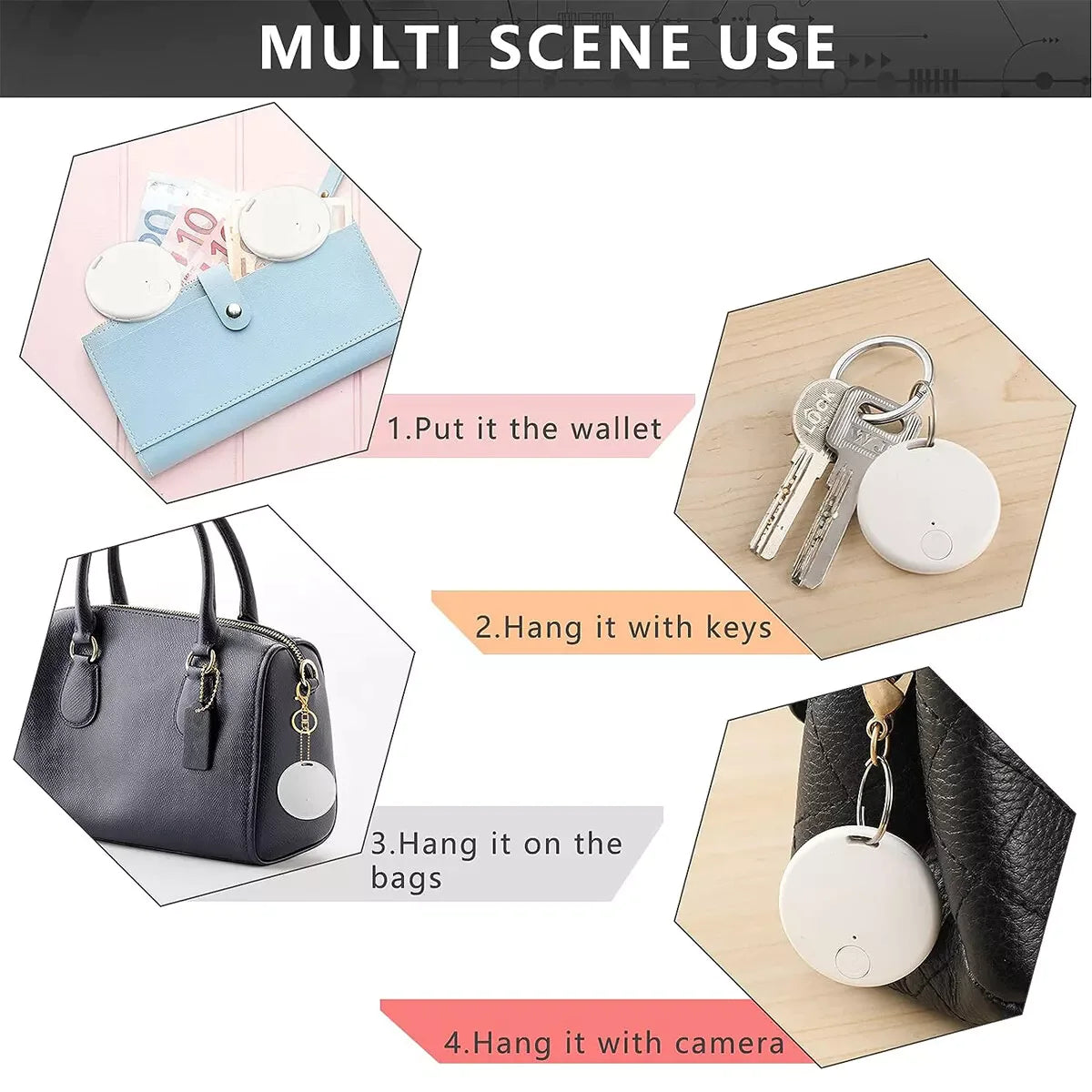 Bluetooth Mini GPS Tracking Air Key Tag Child Pet Finder Tracker Location Device PhoneFiestas