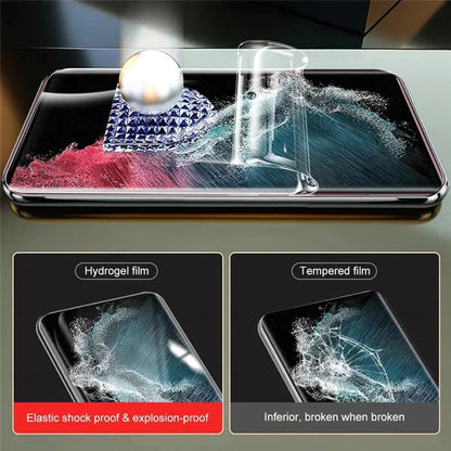 Tempered Glass Screen Protector Lens Hydrogel For Samsung S23 S22 Ultra Plus USA PhoneFiestas