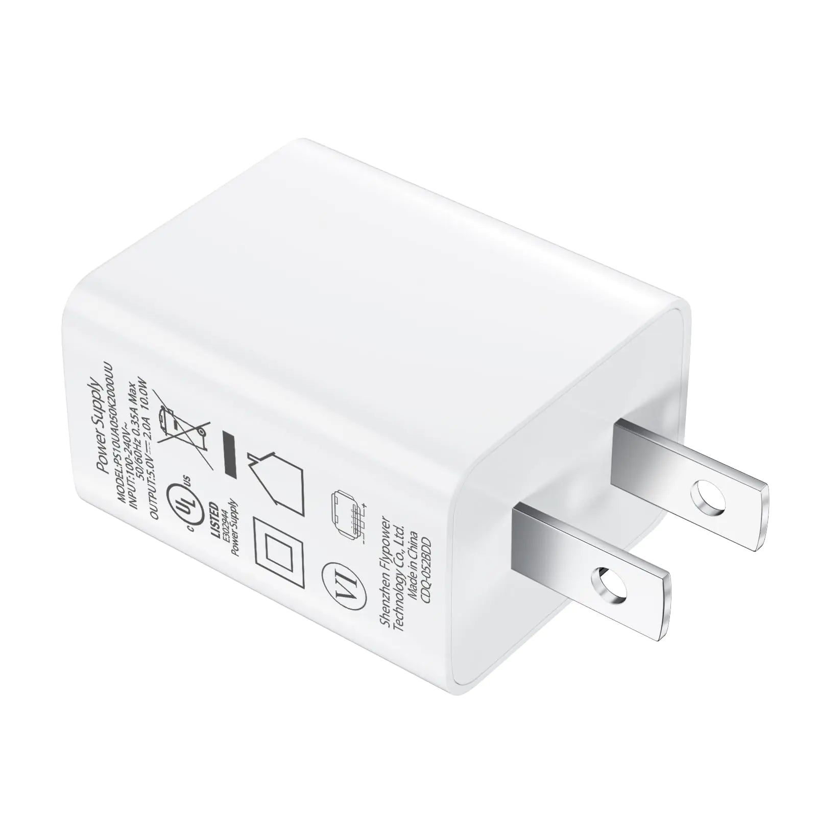 USB Wall Charger 2A 5V Power Adapter Single Port Plug Travel Charging Box for iPhonefor iPadCell Phone Charger Block Cube for Samsung Galaxy TabMoto LG Fire Tablet PhoneFiestas