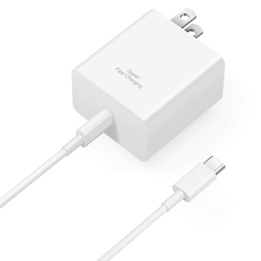 45W USB C Super Fast Charger Type C Charger Fast Charging Wall Block with 6Ft Fast Charging Cable for Samsung Galaxy S24 Ultra/S24/S23 Ultra/S23+/S23/S22/S21/S20/Note 20/Note 10（White） PhoneFiestas
