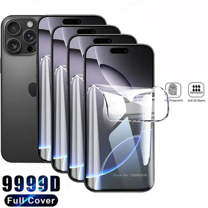 4-Pack Hydrogel Screen Protector for iPhone