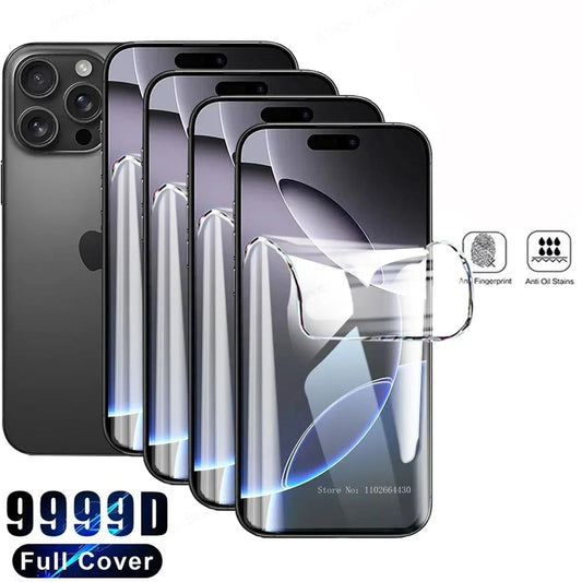 4-Pack Hydrogel Screen Protector for iPhone