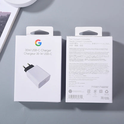 30W USB-C Fast Charger for Google Pixel