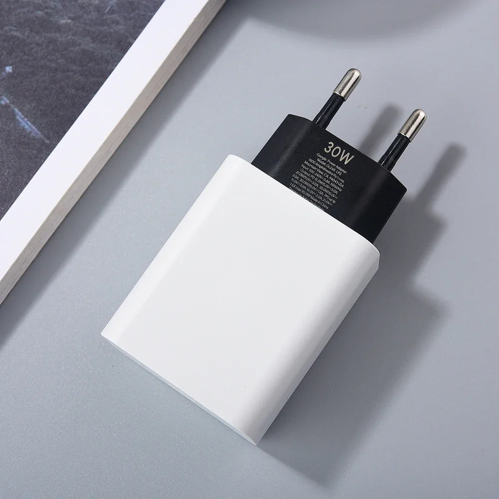 30W USB-C Fast Charger for Google Pixel