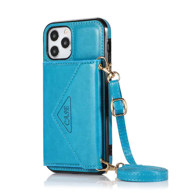 Fashionable Multi-Functional iPhone Case with Lanyard PhoneFiestas