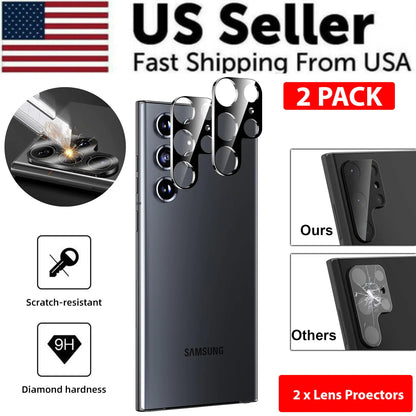 Tempered Glass Screen Protector Lens Hydrogel For Samsung S23 S22 Ultra Plus USA PhoneFiestas