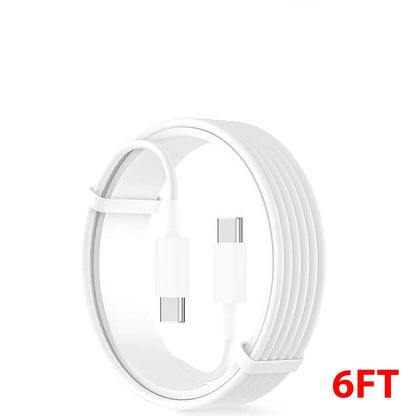 20W USB C Super Fast Charger PD To Type C Cable For iPhone 15 iPad Plus Pro Max PhoneFiestas