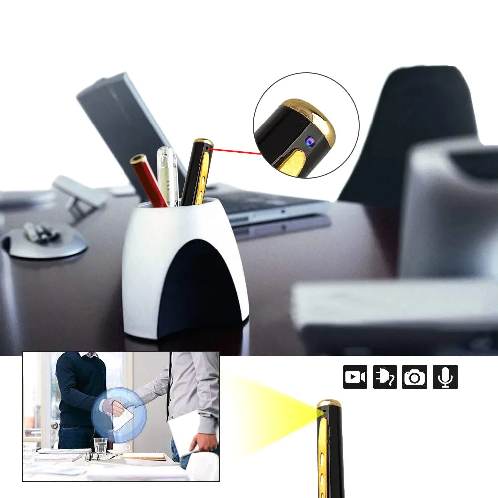 Pen Camera Cam Mini Hidden Pocket Audio Video Recorder DVR Security 1080P HD USA PhoneFiestas