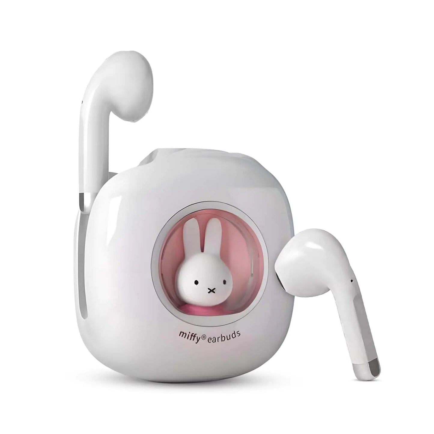 MIPOW x Miffy 2025 New TD17 Bluetooth Wireless Earbuds Cute Wired Ear Buds Headphones IPX5 Waterproof (Pink) PhoneFiestas