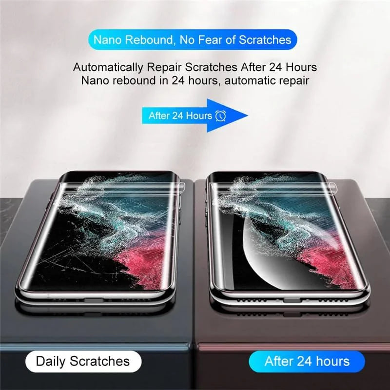Tempered Glass Screen Protector Lens Hydrogel For Samsung S23 S22 Ultra Plus USA PhoneFiestas