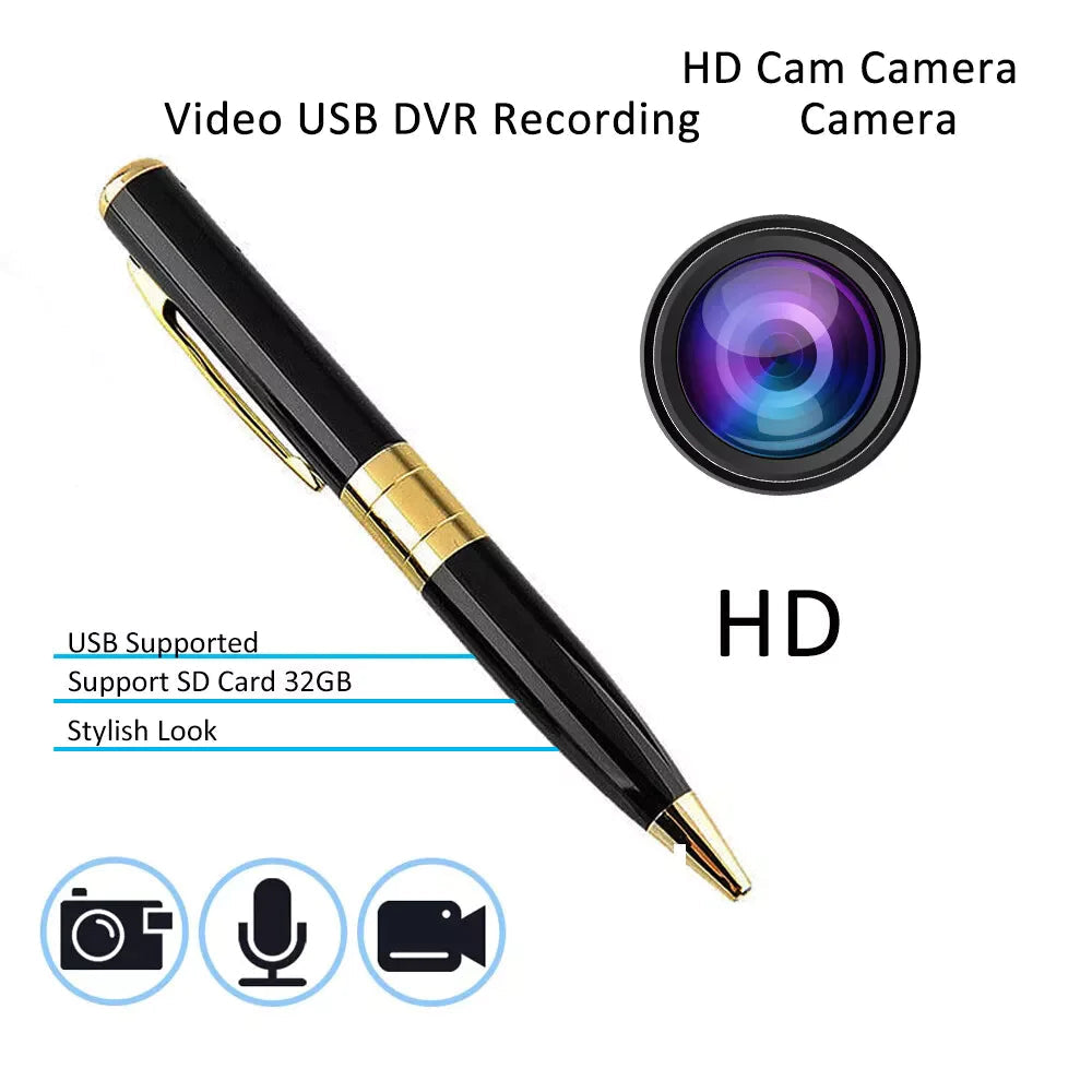 Pen Camera Cam Mini Hidden Pocket Audio Video Recorder DVR Security 1080P HD USA PhoneFiestas