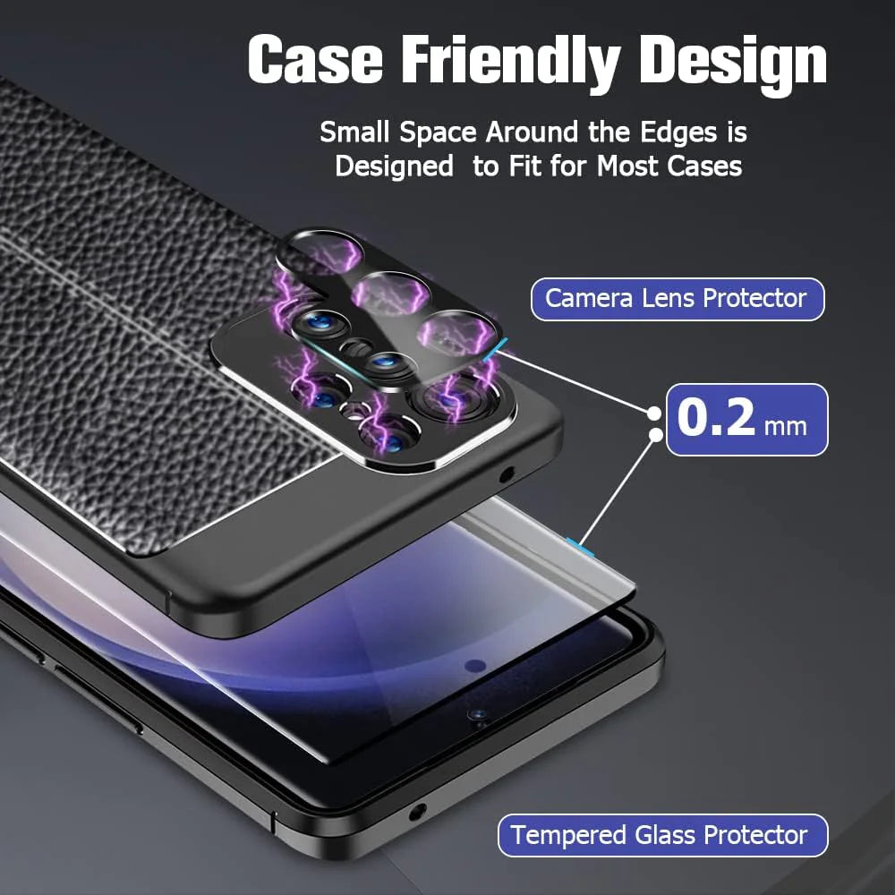 Tempered Glass Screen Protector Lens Hydrogel For Samsung S23 S22 Ultra Plus USA PhoneFiestas