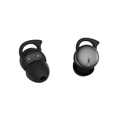Invisible Sleep HeadphonesSleep Earbuds for Side SleepersSmall Comfortable Fit Noise Blocking Sleep Ear BudsBluetooth 5.3 Wireless Earbuds in-Ear Ear Buds for Sleeping Working - Black PhoneFiestas